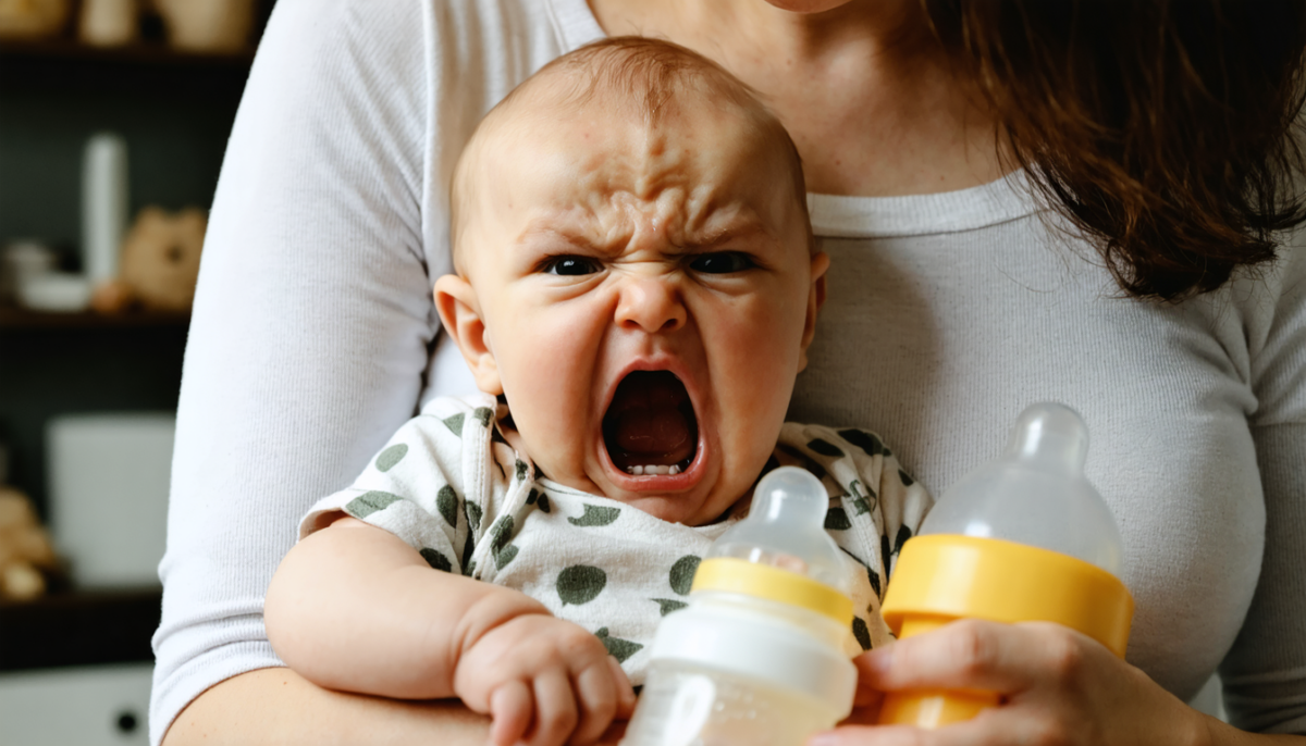 découvrez pourquoi votre bébé allaité peut être en colère face au biberon, comprenez ses cris et apprenez les solutions efficaces pour faciliter la transition en douceur.