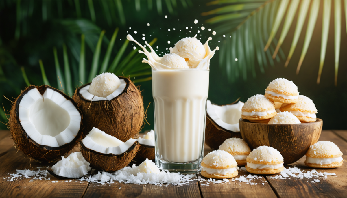 plongez dans l'univers gourmand de cocolait et savourez des délices à base de noix de coco, alliant tradition et créativité pour vos papilles.
